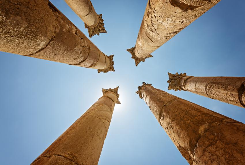 Roman Columns at Jerash